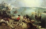 BRUEGEL, Pieter the Elder Landscape with the Fall of Icarus china oil painting artist